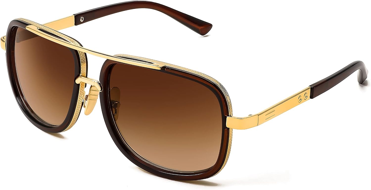 Elegant Retro Aviator Shades