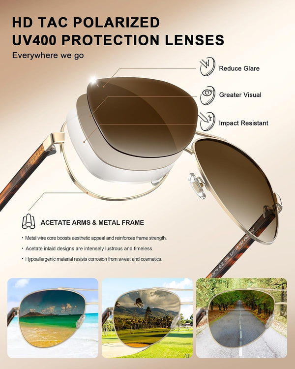 Sunset Glow Stylish Sunglasses