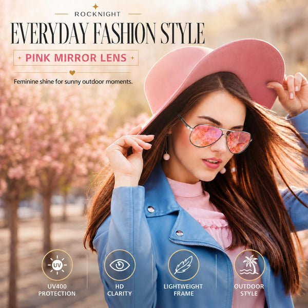 Sleek Polarized Aviator Shades