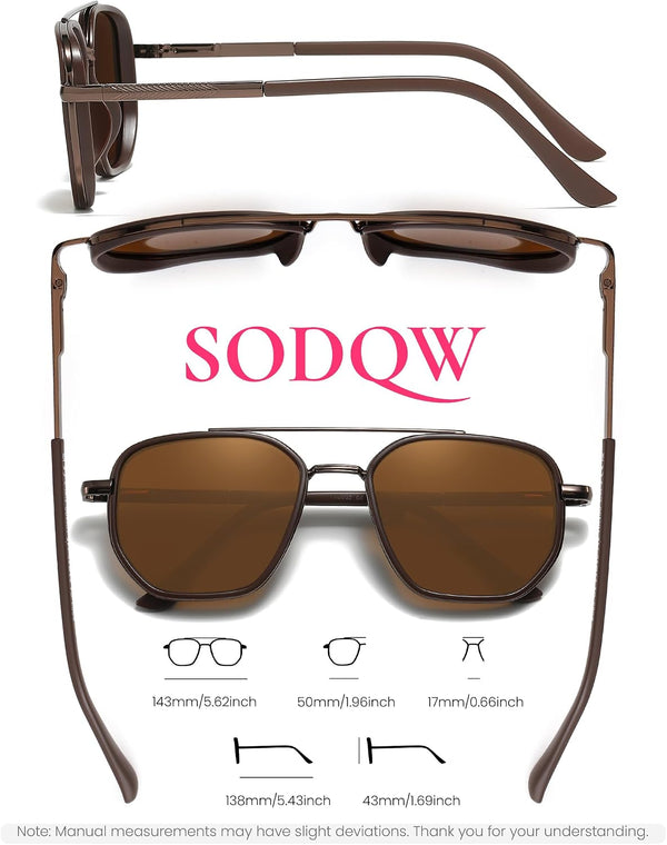 Tangle-Free Aviator Shades