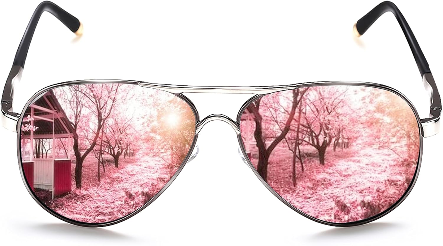 Sleek Polarized Aviator Shades