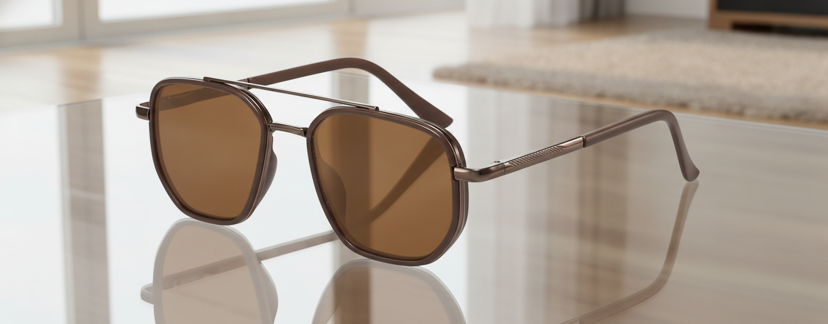 Tangle-Free Aviator Shades