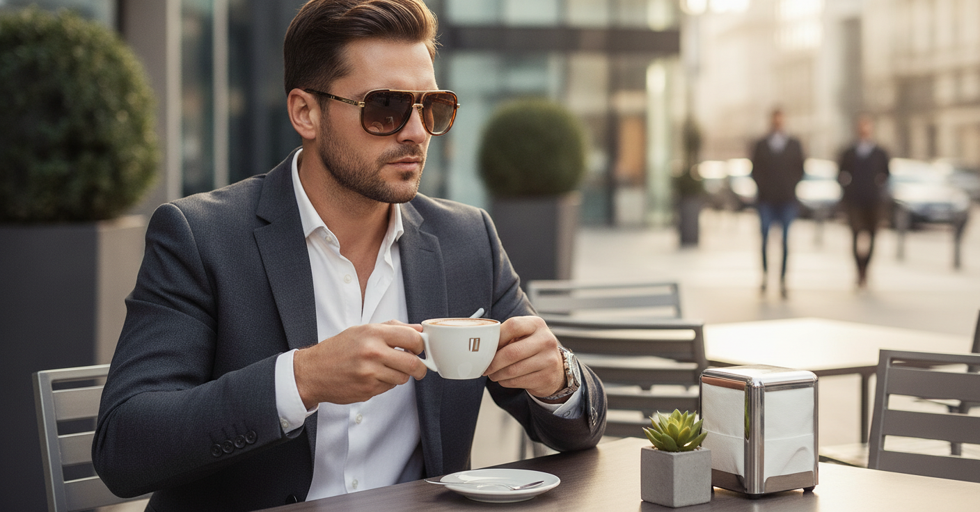 Elegant Retro Aviator Shades