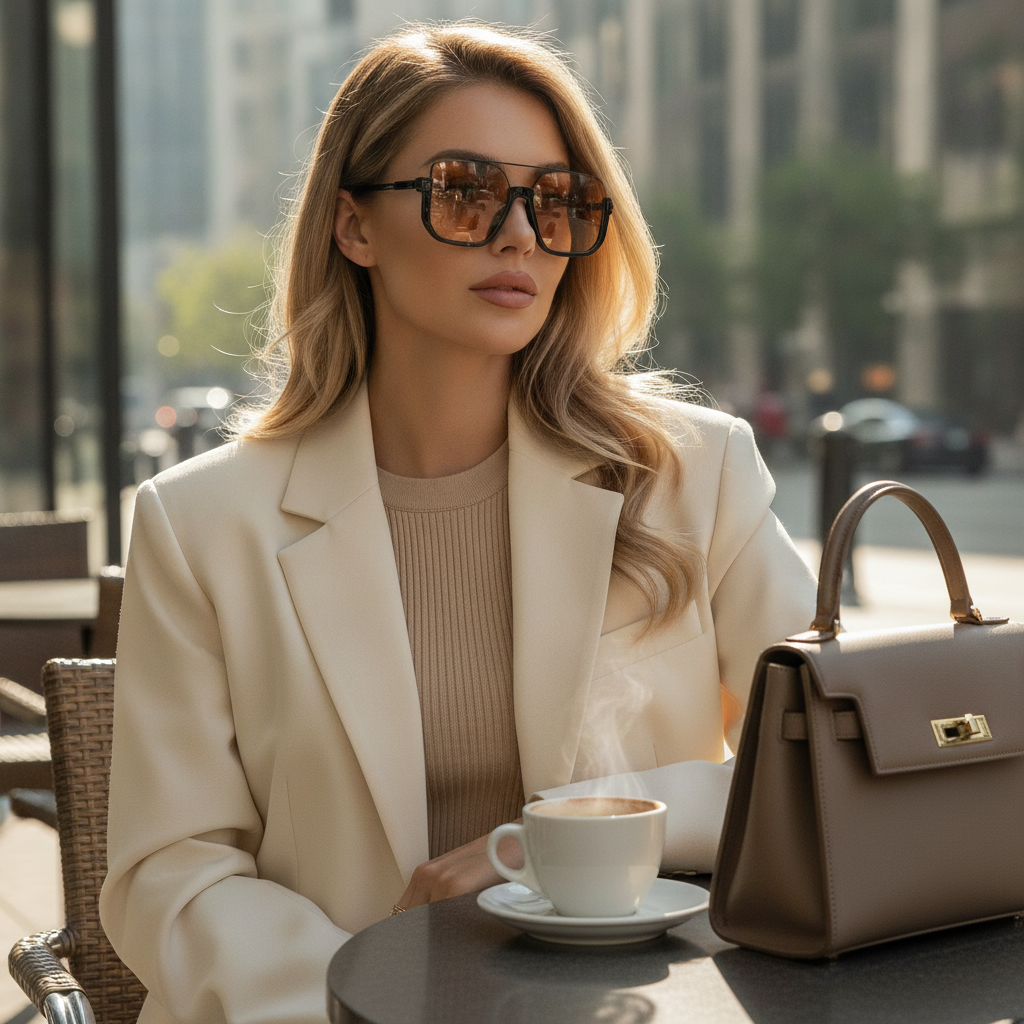 GUVIVI Trendy Retro Aviators