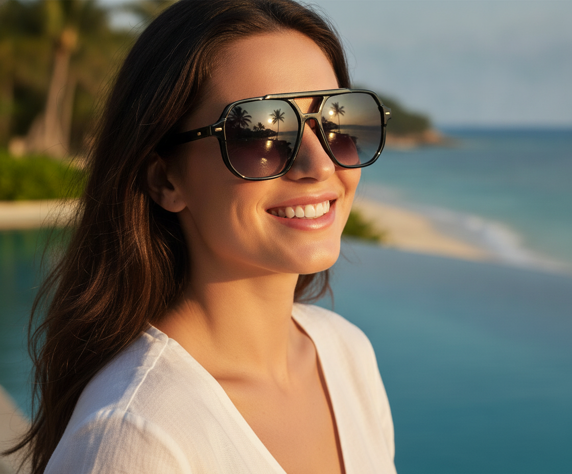 Retro Aviator Polarized Shades