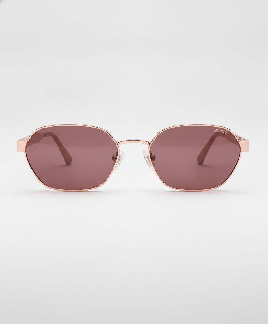 Elegant Polarized Hexagon Sunglasses